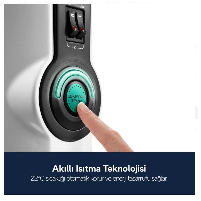 Delonghi Radias TRRS 1225C 2500 W 12 Dilim Yağlı Radyatör