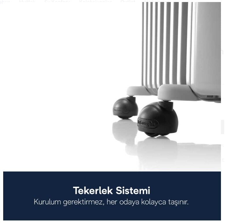 Delonghi Radias TRRS 1225C 2500 W 12 Dilim Yağlı Radyatör