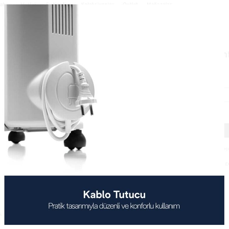 Delonghi Radias TRRS 1225C 2500 W 12 Dilim Yağlı Radyatör