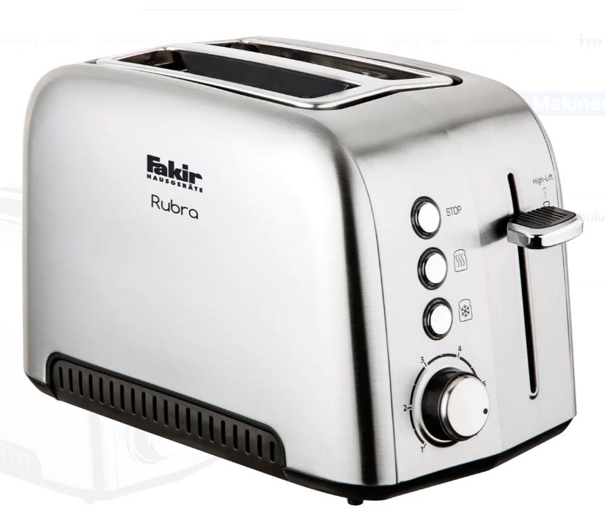 Fakir Rubra Inox Ekmek Kızartma Makinesi