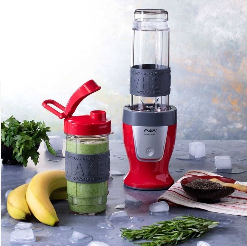 Arzum AR1032 Shake'N Take Kırmızı Kişisel 300 W Smoothie Blender