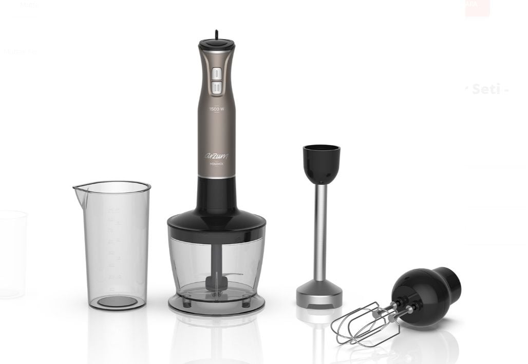 Arzum AR1138-T Minimix Toprak 1500 W Blender Seti