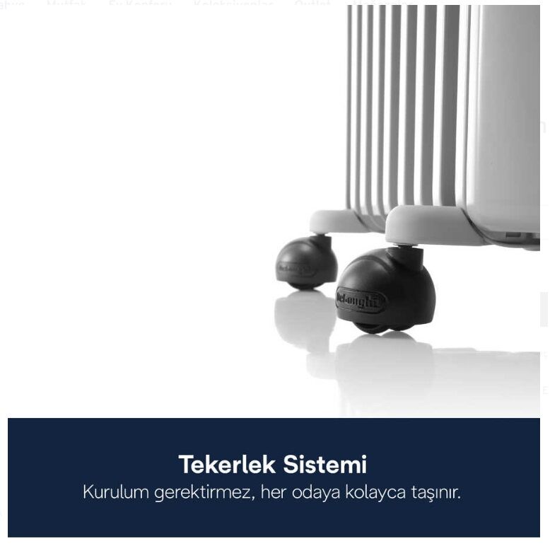Delonghi Radias TRRS 1225C 2500 W 12 Dilim Yağlı Radyatör