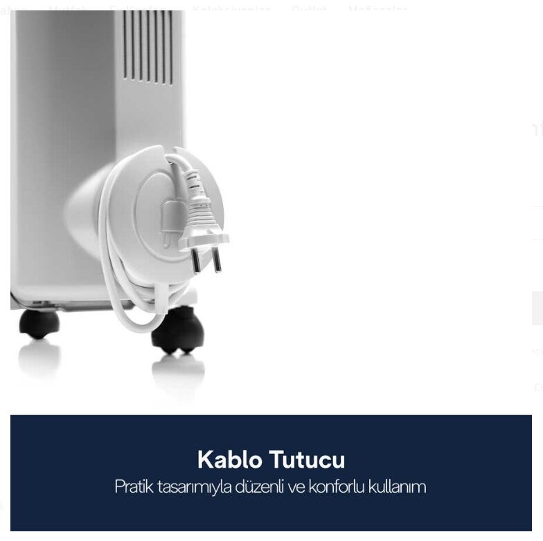 Delonghi Radias TRRS 1225C 2500 W 12 Dilim Yağlı Radyatör