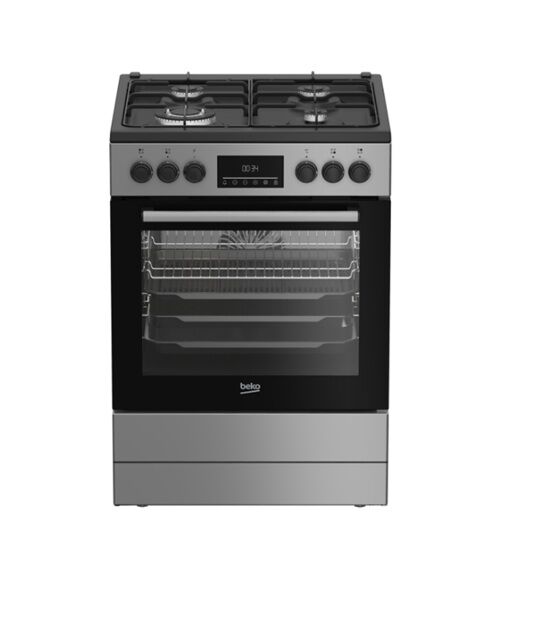 Beko BFM 420 EBG Gümüş Wok Gözlü Ocaklı Fırın