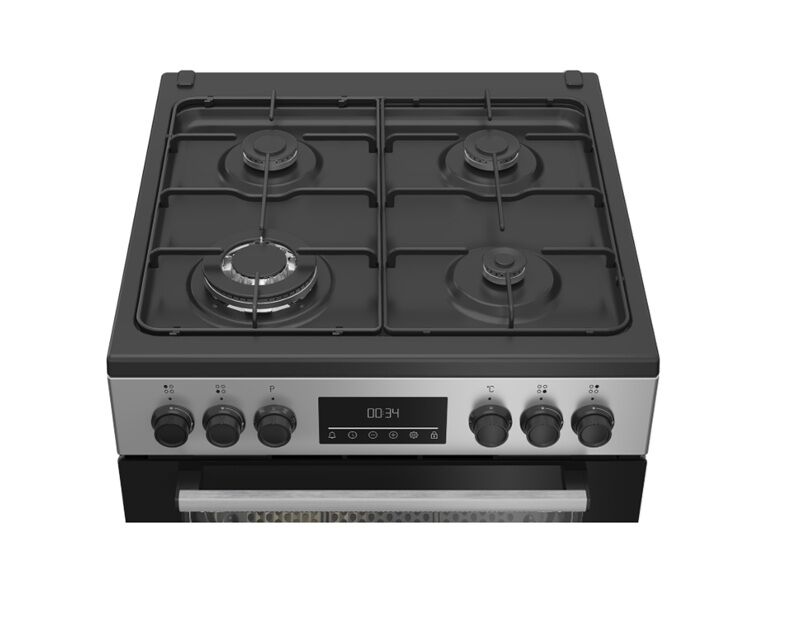 Beko BFM 420 EBG Gümüş Wok Gözlü Ocaklı Fırın