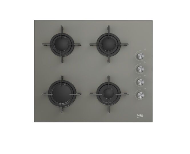 Beko BSTOC 828 G Gri Cam Set Üstü Ocak