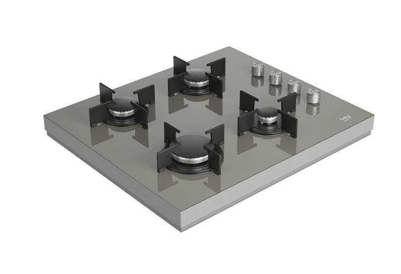 Beko BSTOC 828 G Gri Cam Set Üstü Ocak