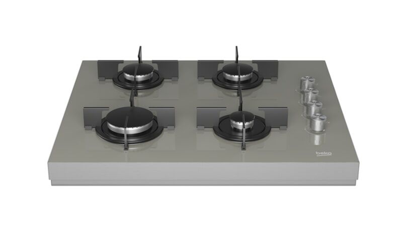 Beko BSTOC 828 G Gri Cam Set Üstü Ocak