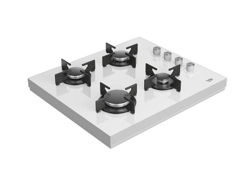 Beko BSOCD T 601 EB Beyaz Cam Set Üstü Ocak