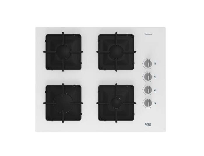 Beko BOCD K 6510 EB Beyaz Cam Ankastre Ocak