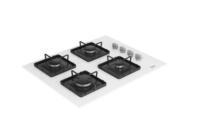 Beko BOCD K 6510 EB Beyaz Cam Ankastre Ocak