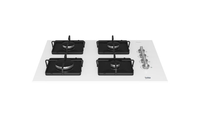 Beko BOCD K 6510 EB Beyaz Cam Ankastre Ocak