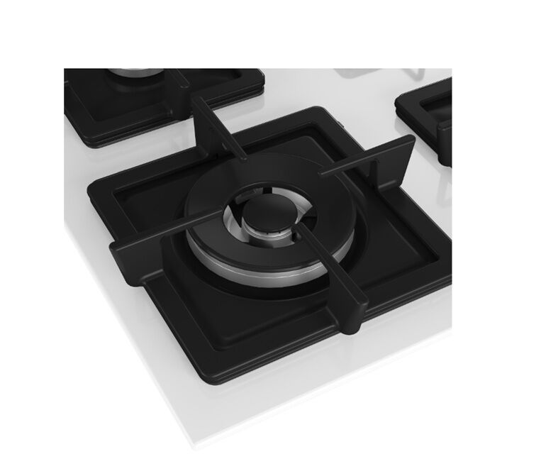 Beko BOCD K 6510 DWYB Beyaz Wok Gözlü Cam Ankastre Ocak