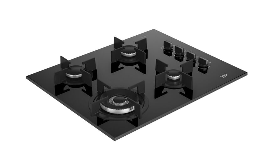 Beko BOCD T 6510 DWS Wok Gözlü Siyah Cam Ankastre Ocak