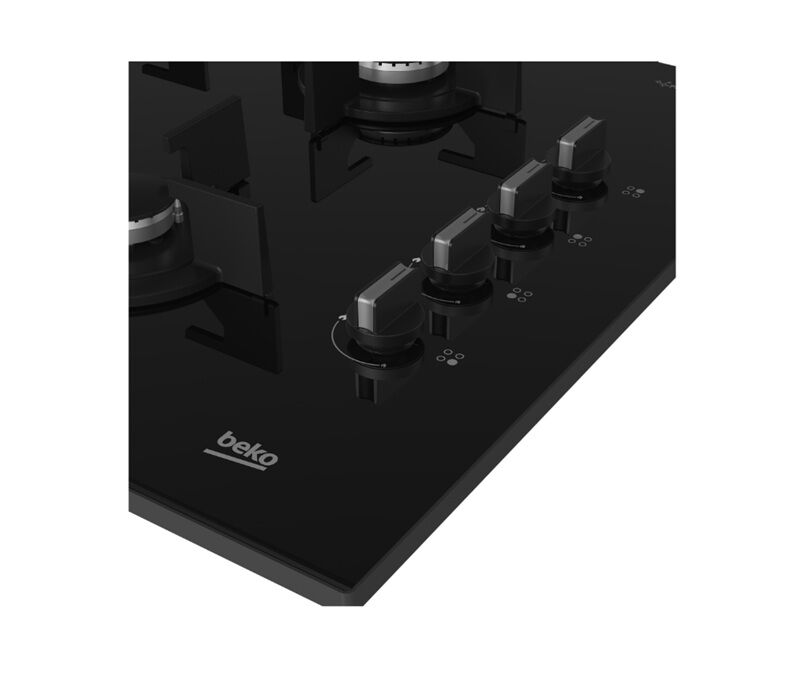 Beko BOCD T 6510 DWS Wok Gözlü Siyah Cam Ankastre Ocak