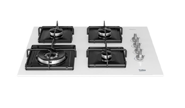 Beko BOCD K 6510 EWB Wok Gözlü Beyaz Cam Ankastre Ocak