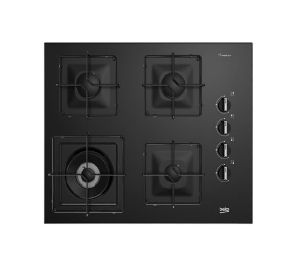 Beko BOCD K 6510 EWS Wok Gözlü Siyah Cam Ankastre Ocak