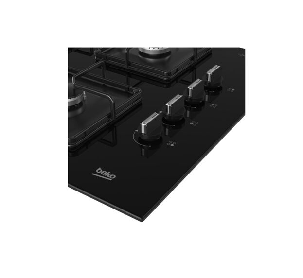Beko BOCD K 6510 EWS Wok Gözlü Siyah Cam Ankastre Ocak