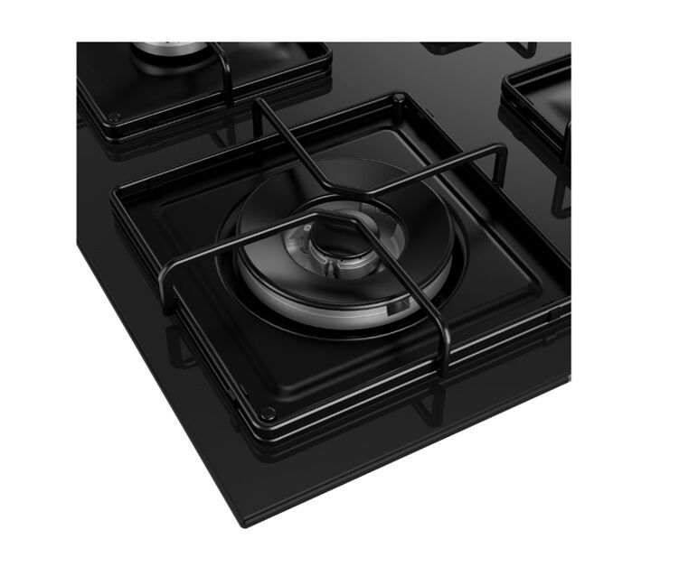 Beko BOCD K 6510 EWS Wok Gözlü Siyah Cam Ankastre Ocak