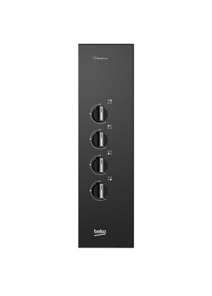 Beko BOCD K 6510 EWS Wok Gözlü Siyah Cam Ankastre Ocak