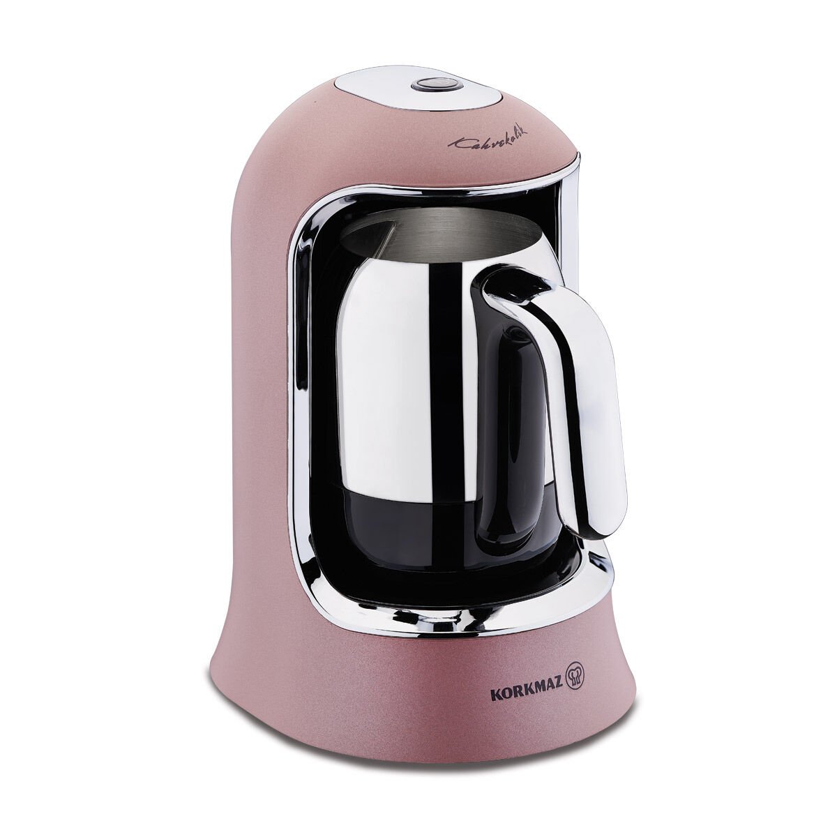 Korkmaz A860-06 Kahvekolik Rose Gold/Krom Türk Kahve Makinesi