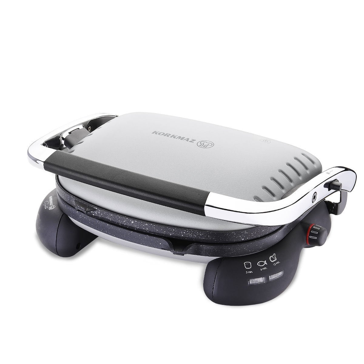 Korkmaz A324-08 Castron Gri 1800 W Tost Makinesi